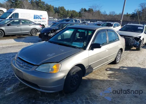 2003 Honda Civic Lx z USA, uszkodzony, nr VIN 2HGES16573H596962